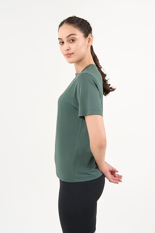 DCYPHR Women's AUSM5X™ Mesh Tee- Deep Emerald