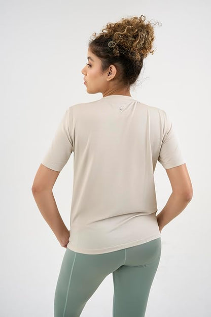 DCYPHR Women's AUSM5X™ Mesh Tee- Ivory Mist