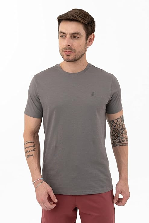 DCYPHR Men's Core Lite Crewneck Tee -Titanium