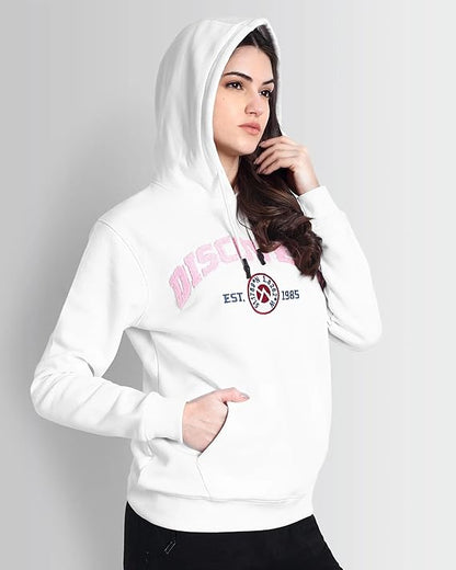 DCYPHR Discovery Varsity 1985 Hoodie - Bright White