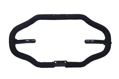 R2K Stylist 8 Bend Heavy Duty Metal with Rope Safety Leg Crash Guard for Royal Enfield (Black Powder Coated)