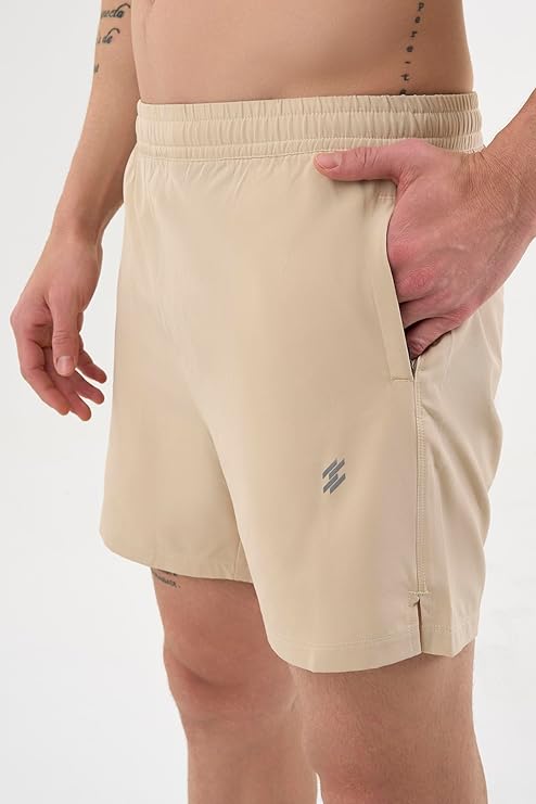 DCYPHR Men's AUSM5X™ Shorts- Ivory Mist