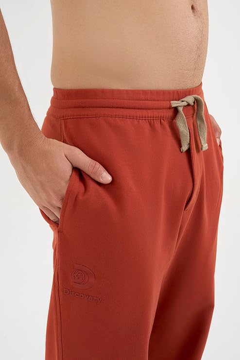 DCYPHR Discovery Men's Lounge Explorer Joggers- Burnt Orange