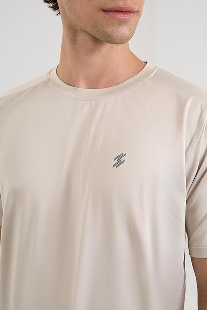 DCYPHR Men's AUSM5X™ Raglan Tee- Ivory Mist