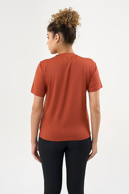 DCYPHR Women's AUSM5X™ Raglan Tee - Burnt Orange
