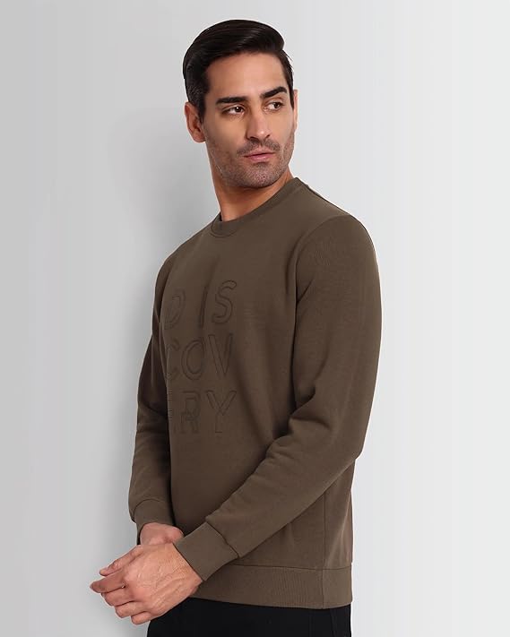 DCYPHR Discovery Brand Affinity Sweatshirt- Desert Brown