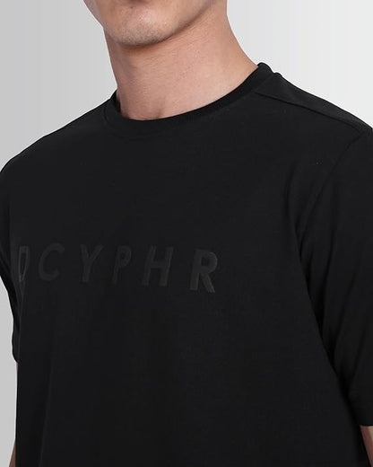 DCYPHR Essentials Stretch Brand Tee- Black