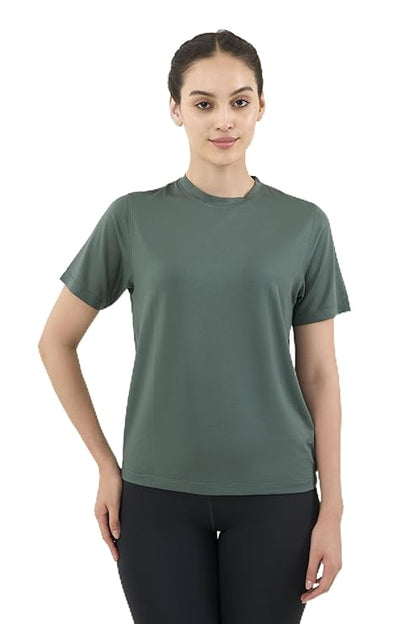 DCYPHR Women's AUSM5X™ Mesh Tee- Deep Emerald