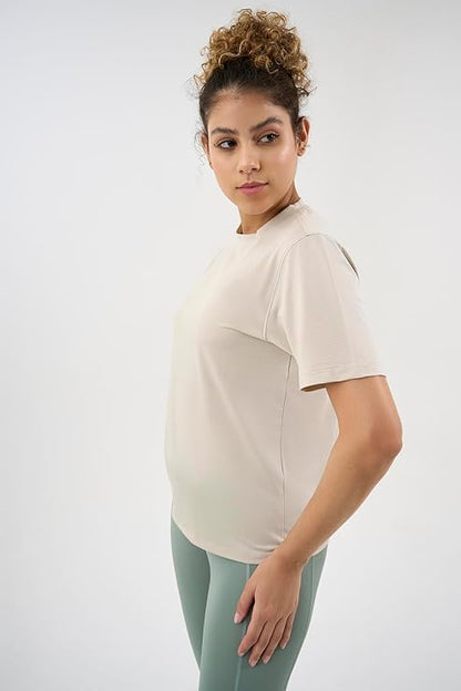 DCYPHR Women's AUSM5X™ Mesh Tee- Ivory Mist