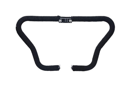 R2K Rope Leg Guard 8 Bend Heavy Duty Metal with Rope Safety Leg Crash Guard for Royal Enfield  (Black Powder Coated)