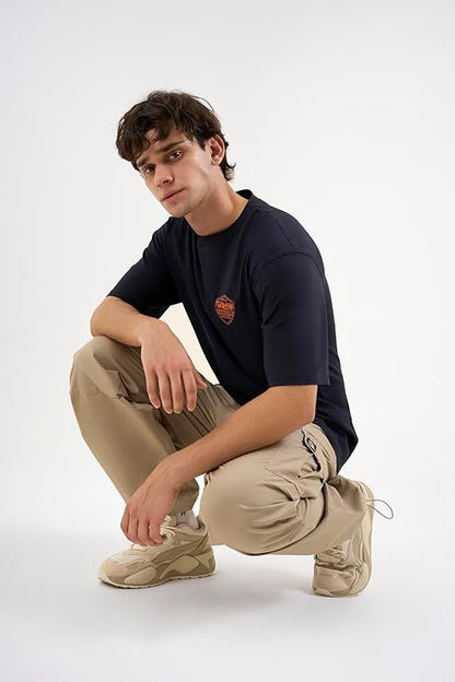 DCYPHR Discovery Men's Harpy Eagle Graphic Tee- Night Lagoon