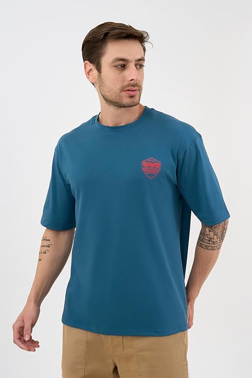 DCYPHR Discovery Men's Orangutan Graphic Tee-Deep Teal