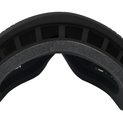 Steelbird 7Wings Motocross ATV/Dirt Bike Goggles, Unisex Eye Protection for Riding (Pack of 1, Black with Rainbow)