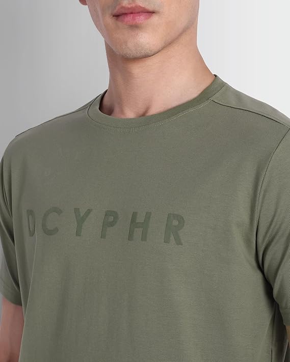 DCYPHR Essentials Stretch Brand Tee- Mud