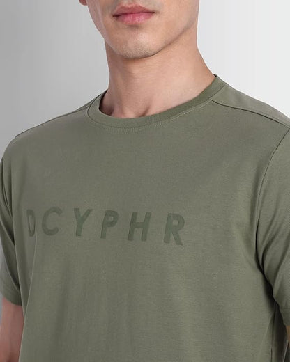 DCYPHR Essentials Stretch Brand Tee- Mud