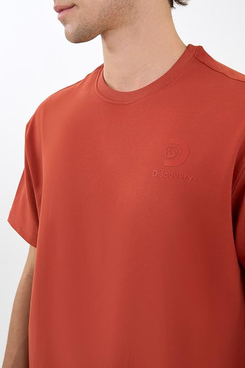 DCYPHR Discovery Men's Lounge Explorer Tee- Burnt Orange