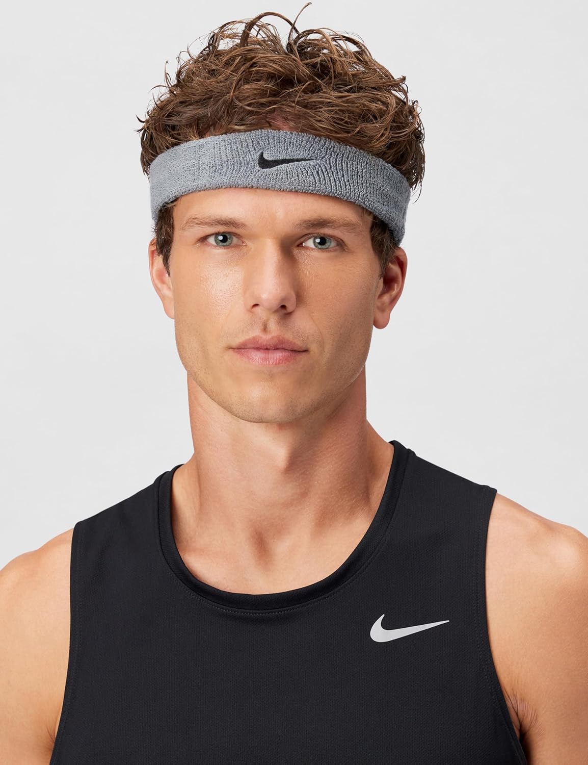 NIKE UNISEX SWOOSH CLASSIC HEADBAND (Grey)