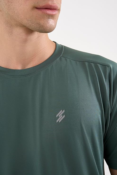 DCYPHR Men's AUSM5X™ Raglan Tee- Deep Emerald