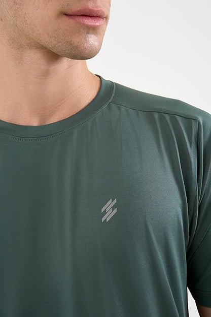 DCYPHR Men's AUSM5X™ Raglan Tee- Deep Emerald