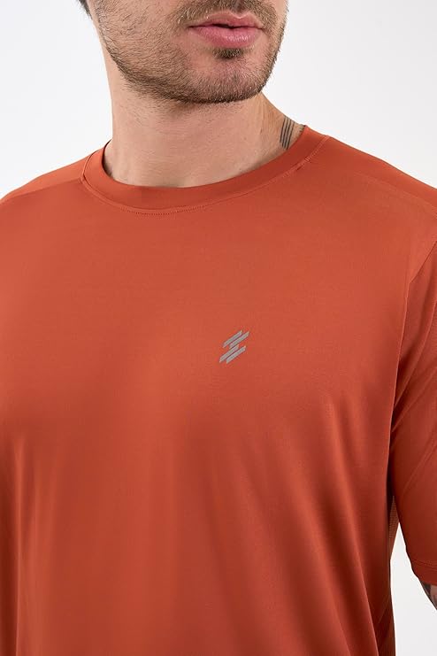 DCYPHR Men's AUSM5X™ Raglan Tee- Burnt Orange