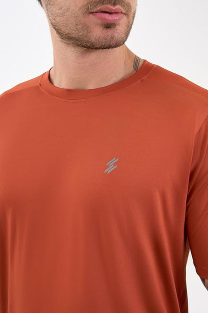 DCYPHR Men's AUSM5X™ Raglan Tee- Burnt Orange