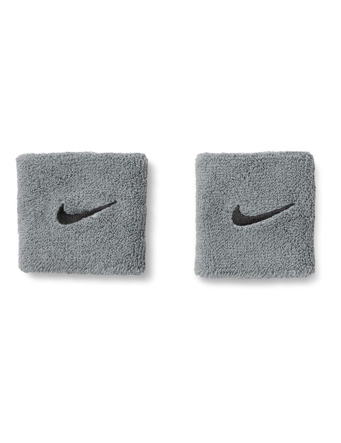 Nike Swoosh Classic Wristbands 2Pk (Cool Grey/Black)