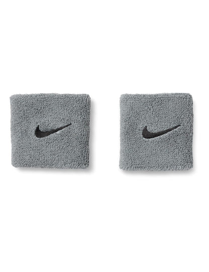 Nike Swoosh Classic Wristbands 2Pk (Cool Grey/Black)
