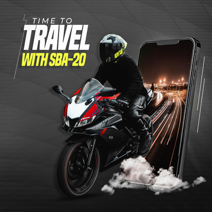 Steelbird SBA-20 09 ISI Certified Flip-Up Graphic Helmet for Men and Women with Inner Chrome Sun Shield (Glossy Black Neon with Smoke Visor)