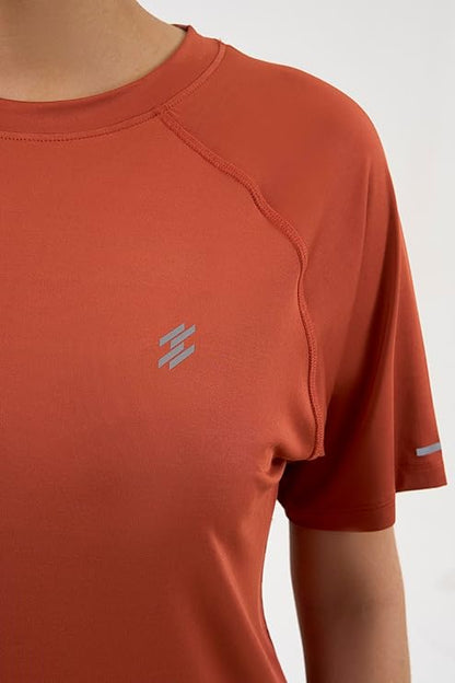 DCYPHR Women's AUSM5X™ Raglan Tee - Burnt Orange