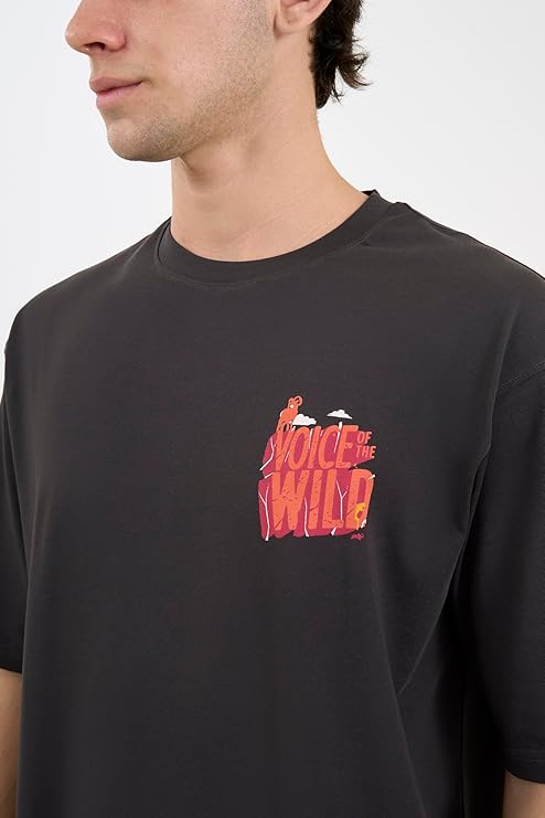 DCYPHR Discovery Men's Voice of The Wild Graphic Tee- Dark Night