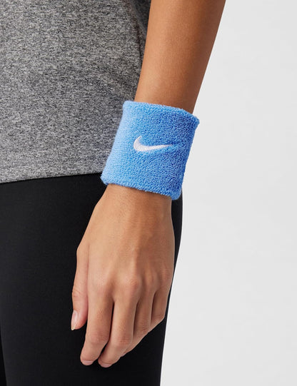 Nike Swoosh Classic Wrist Bands 2PK (University Blue/White)