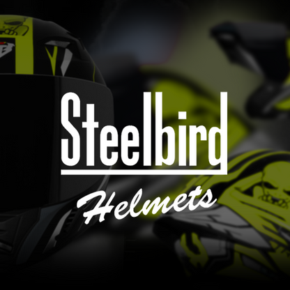 Steelbird SBA-20 Strange ISI Certified Flip-Up Graphic Helmet for Men and Women with Inner Silver Sun Shield (Glossy Black Neon with Smoke Visor)