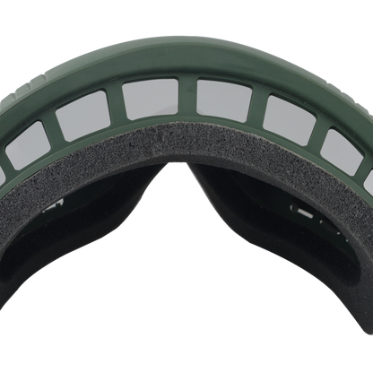 Steelbird 7Wings Motocross ATV/Dirt Bike Goggles, Unisex Eye Protection for Riding (Pack of 1, Olive with Clear)