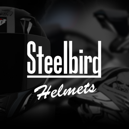 Steelbird SBA-20 Strange ISI Certified Flip-Up Graphic Helmet for Men and Women with Inner Silver Sun Shield (Glossy Black Grey with Smoke Visor)