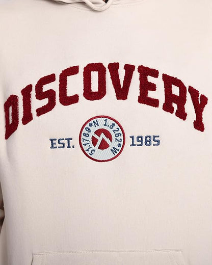 DCYPHR Discovery Varsity 1985 Hoodie - Light Beige