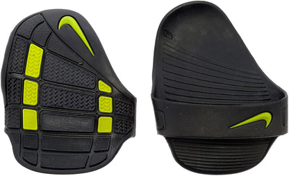 Refurbished Nike Alpha Training Grip, Size Large, One Pair (Black/Dark Charcoal/Atomic Green)
