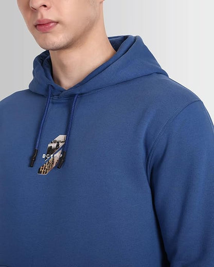 DCYPHR Retro Cityscape Hoodie - Cloisonne Blue