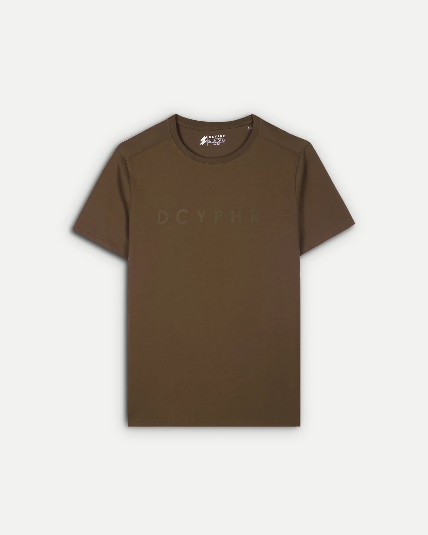 DCYPHR Essentials Stretch Brand Tee- Autumn Ember