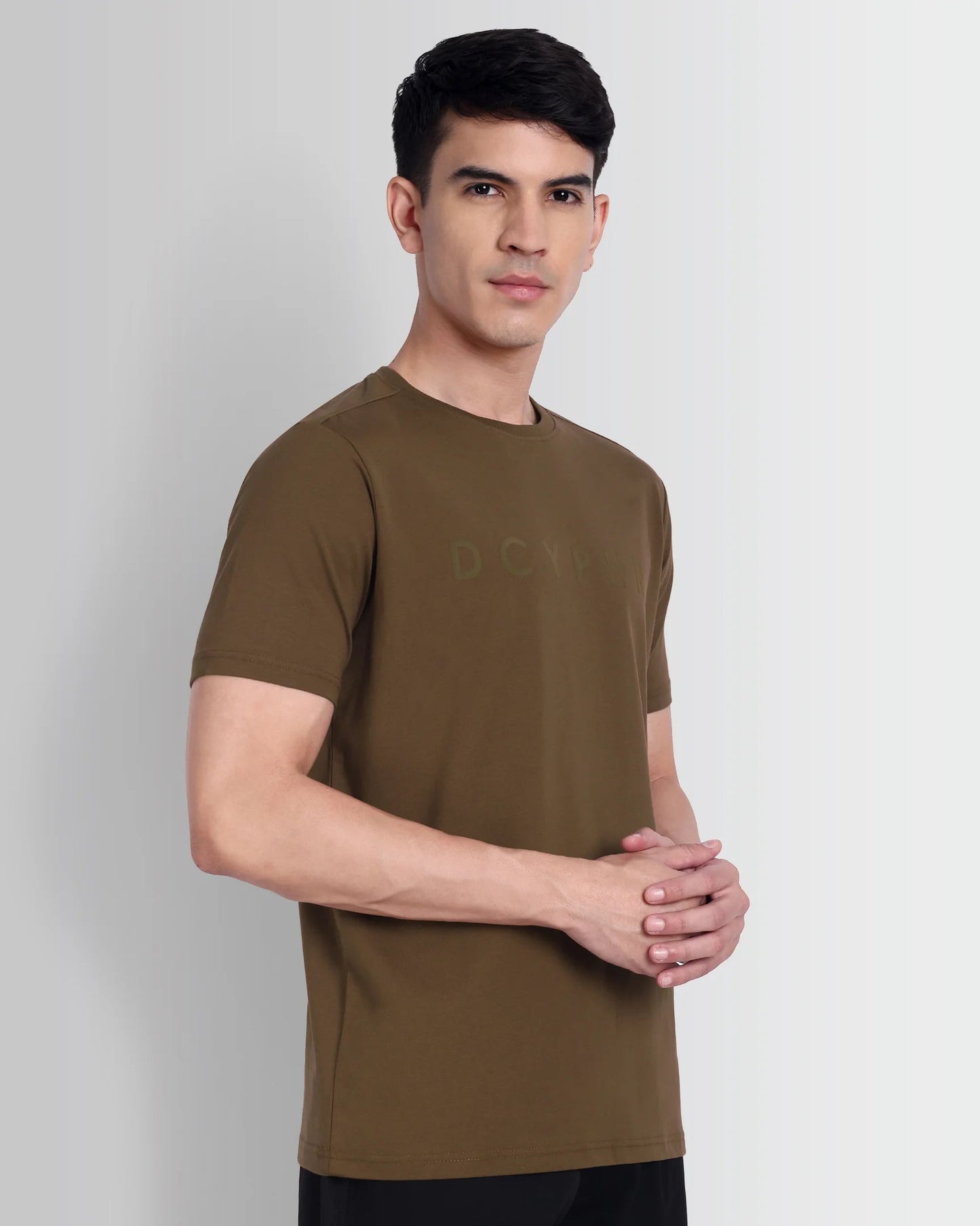 DCYPHR Essentials Stretch Brand Tee- Autumn Ember