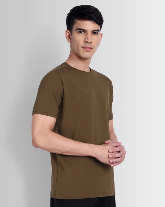 DCYPHR Essentials Stretch Brand Tee- Autumn Ember