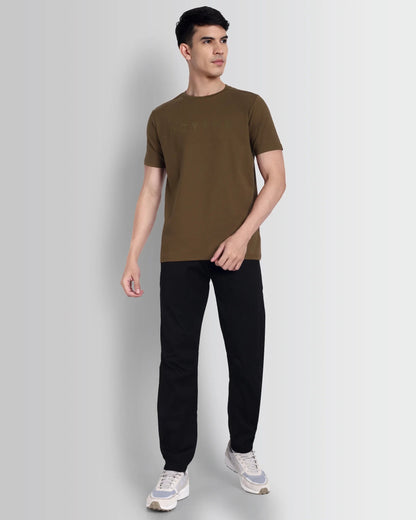 DCYPHR Essentials Stretch Brand Tee- Autumn Ember