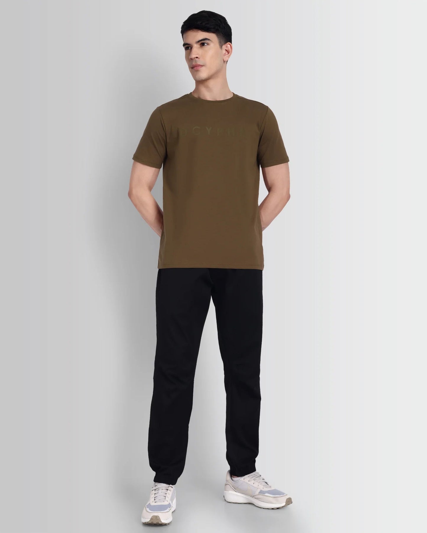 DCYPHR Essentials Stretch Brand Tee- Autumn Ember