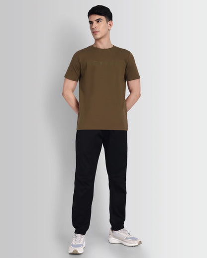 DCYPHR Essentials Stretch Brand Tee- Autumn Ember