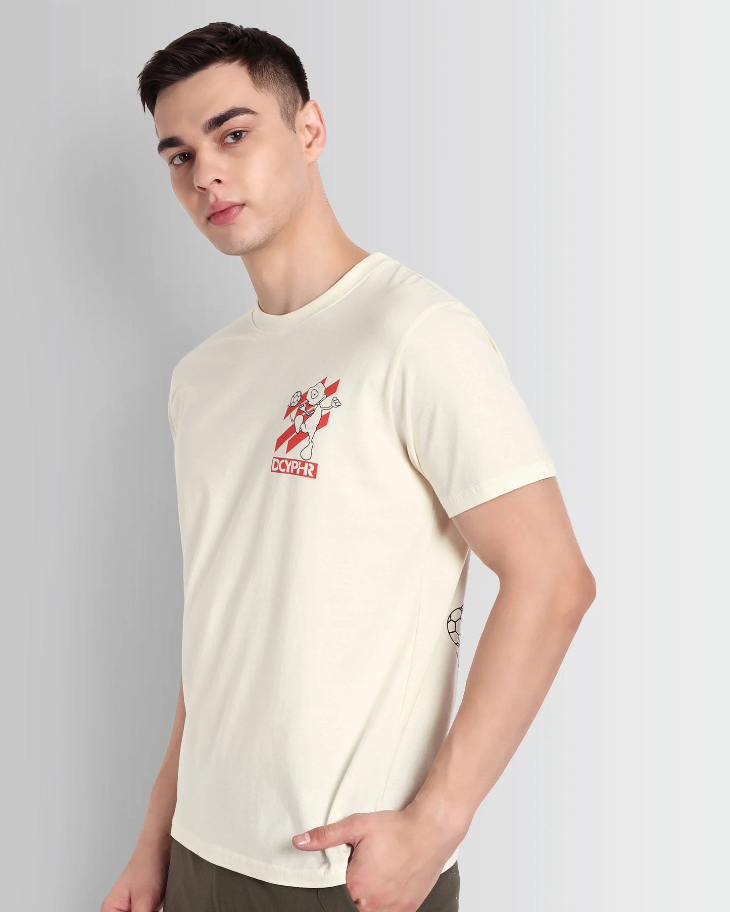 DCYPHR Borngreat 76 Graphic Tee- Ivory