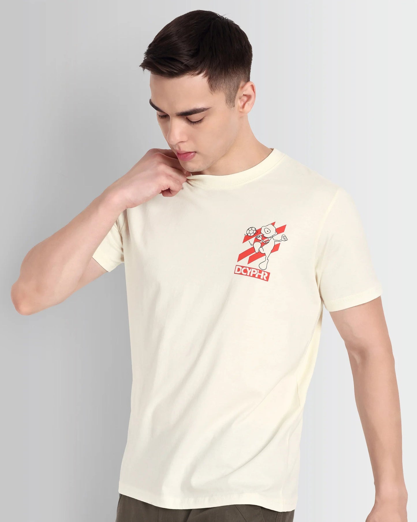 DCYPHR Borngreat 76 Graphic Tee- Ivory