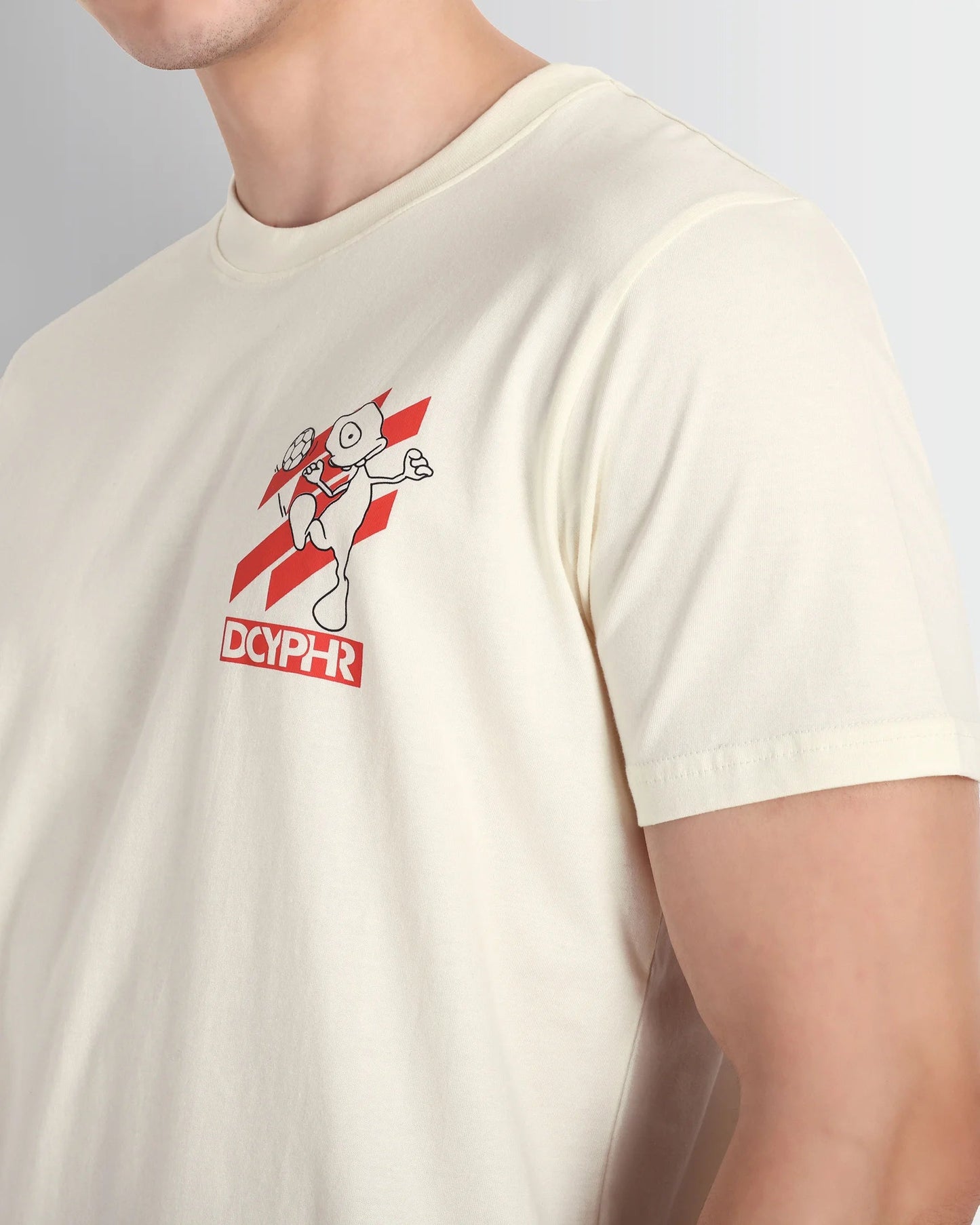 DCYPHR Borngreat 76 Graphic Tee- Ivory