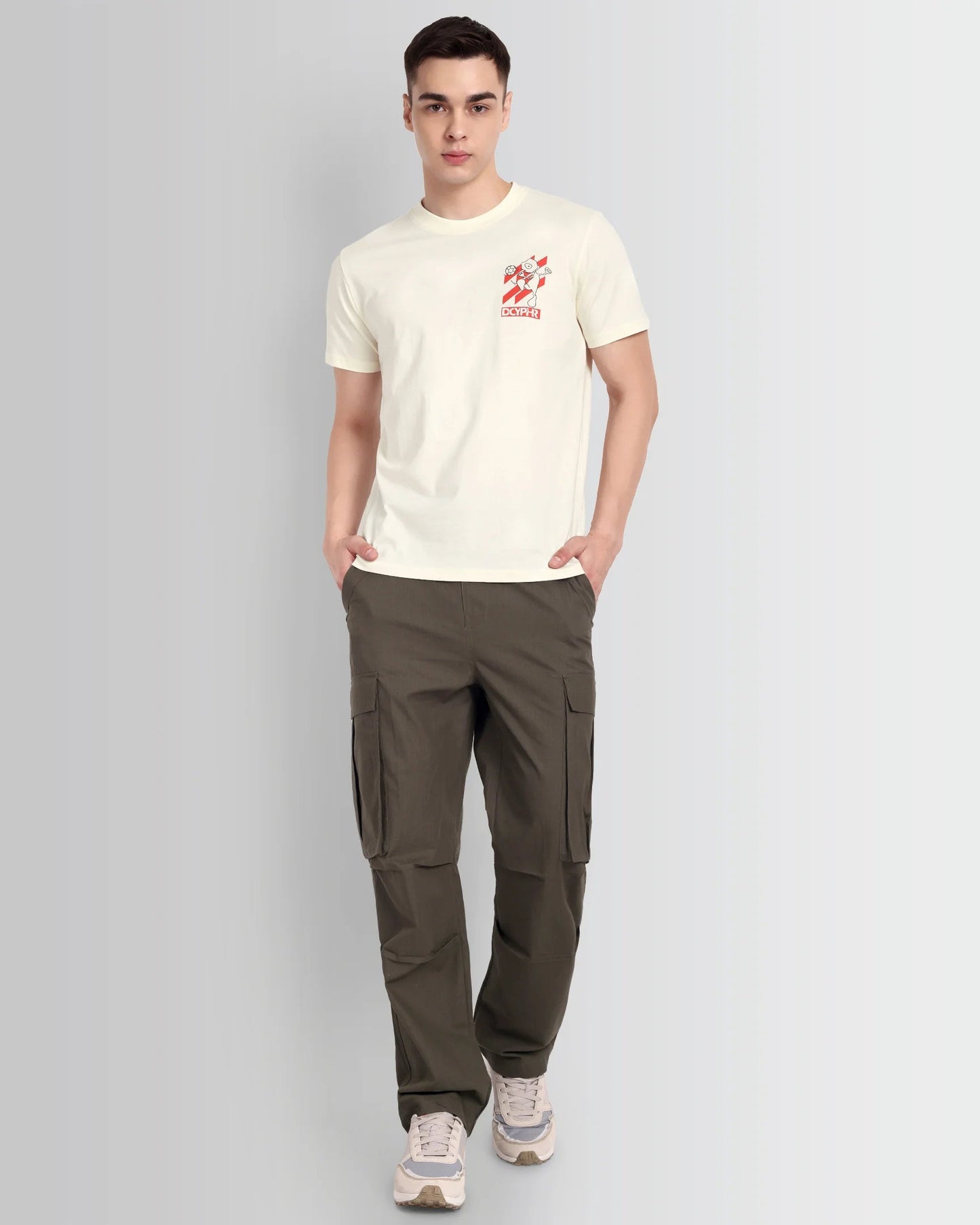 DCYPHR Borngreat 76 Graphic Tee- Ivory