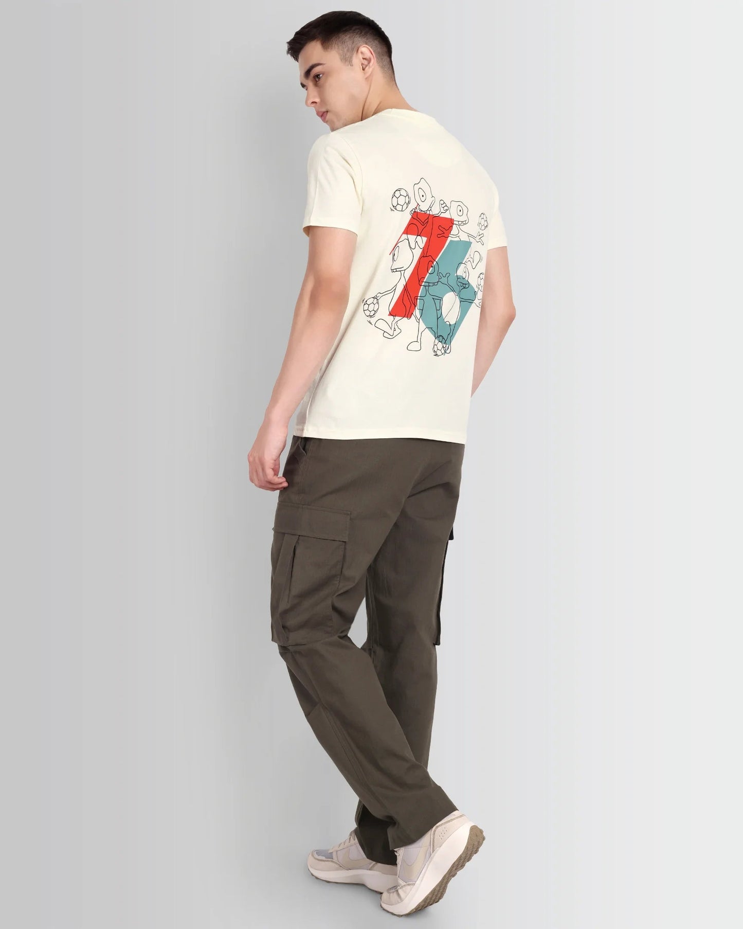 DCYPHR Borngreat 76 Graphic Tee- Ivory