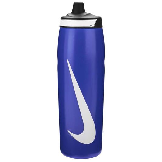 Nike REFUEL Bottle 32 OZ Squeezable Sipper Bottle 950 ml (Game Royal/Black/White)