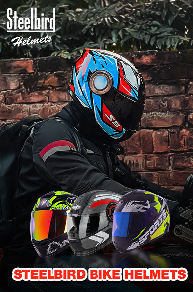 Buy Steelbird Helmets & Bike Gears for Men, Women & Kids Online India ...